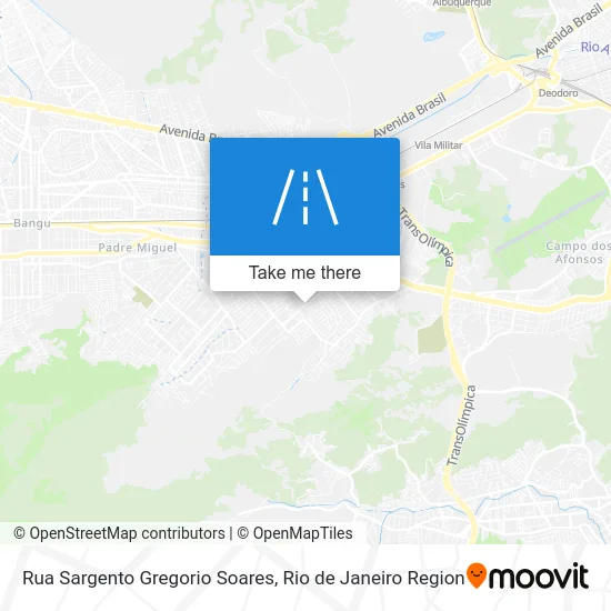 Rua Sargento Gregorio Soares map
