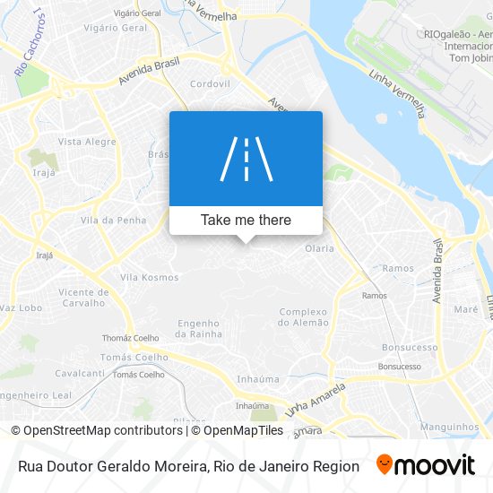 Rua Doutor Geraldo Moreira map