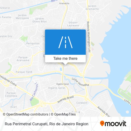 Rua Perimetral Curupati map