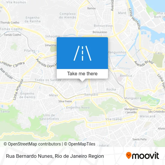 Rua Bernardo Nunes map