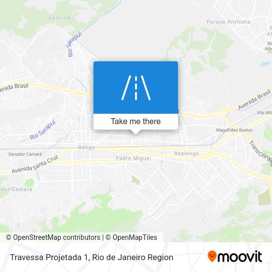Travessa Projetada 1 map
