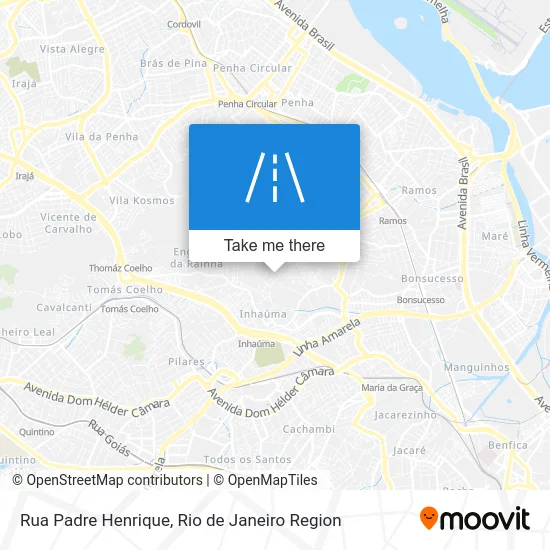 Rua Padre Henrique map