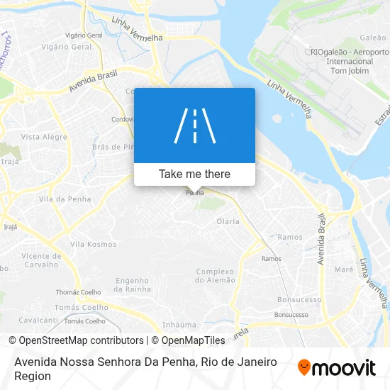 Avenida Nossa Senhora Da Penha map