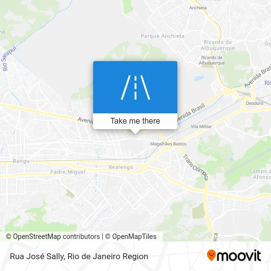 Rua José Sally map