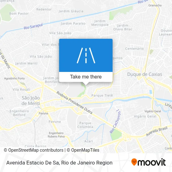 Avenida Estacio De Sa map