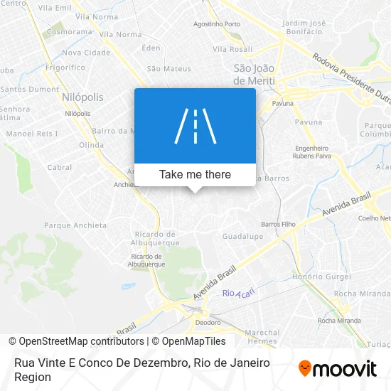 Rua Vinte E Conco De Dezembro map