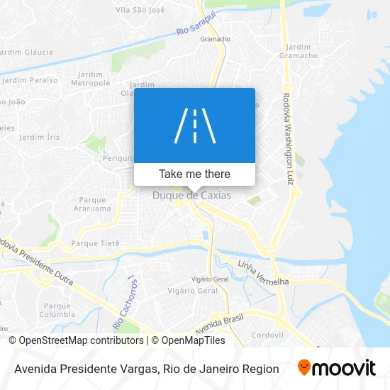 Avenida Presidente Vargas map