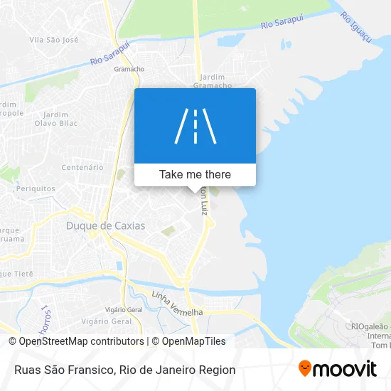 Ruas São Fransico map