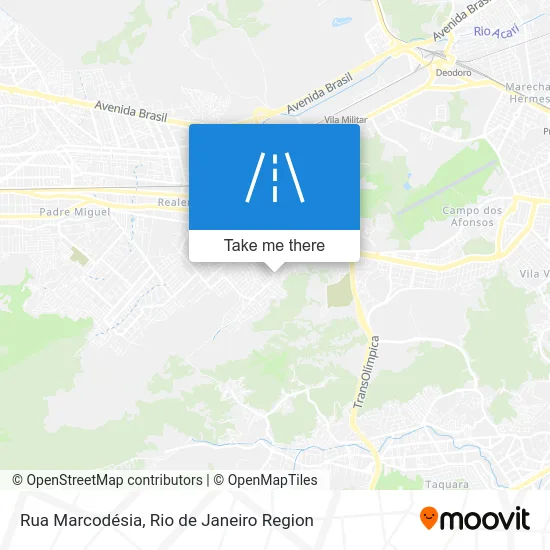 Rua Marcodésia map