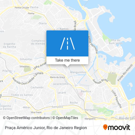 Praça Américo Junior map