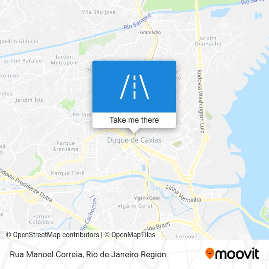 Rua Manoel Correia map