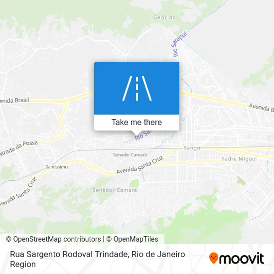 Rua Sargento Rodoval Trindade map