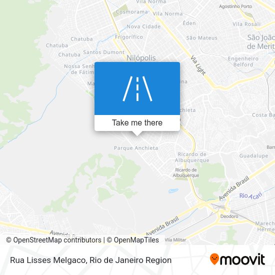Rua Lisses Melgaco map