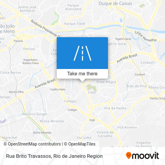 Rua Brito Travassos map