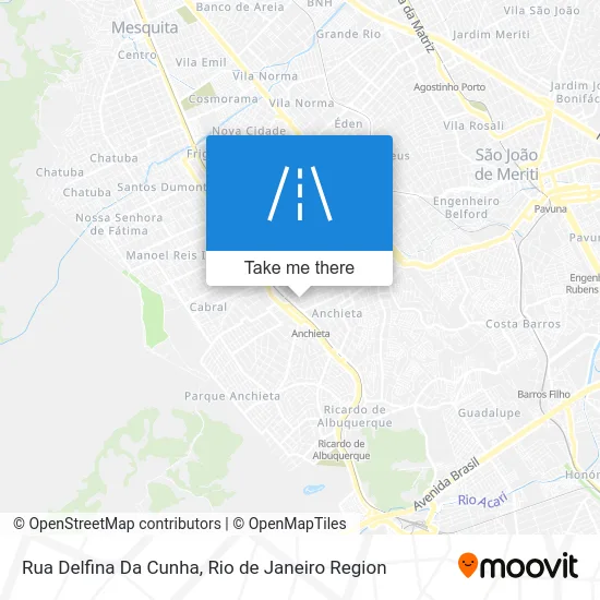 Rua Delfina Da Cunha map