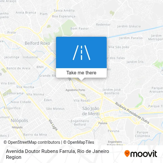 Avenida Doutor Rubens Farrula map