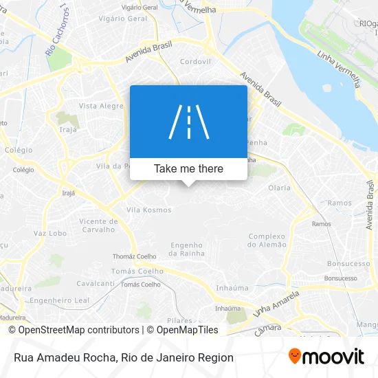 Rua Amadeu Rocha map