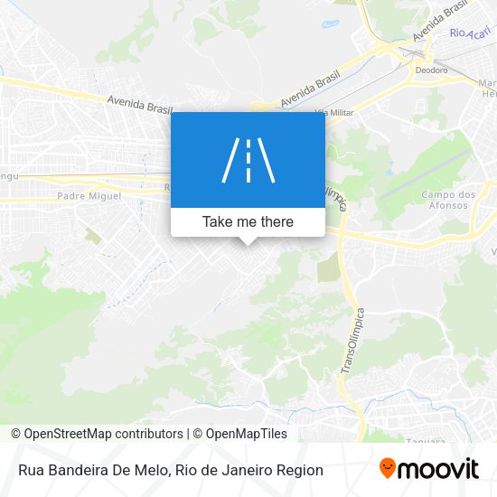 Rua Bandeira De Melo map