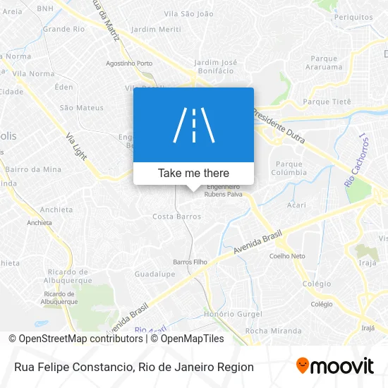 Rua Felipe Constancio map