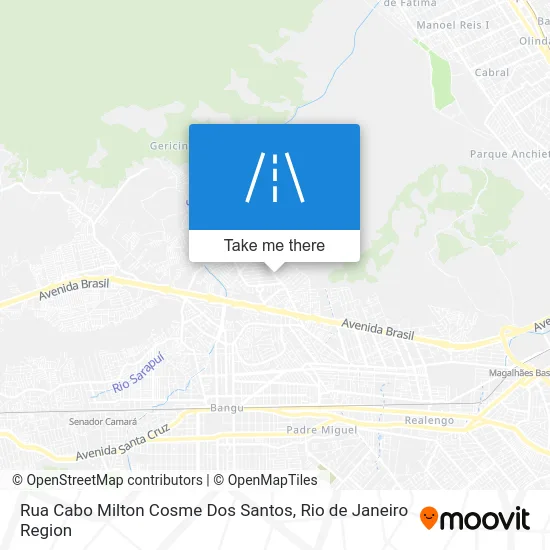 Rua Cabo Milton Cosme Dos Santos map