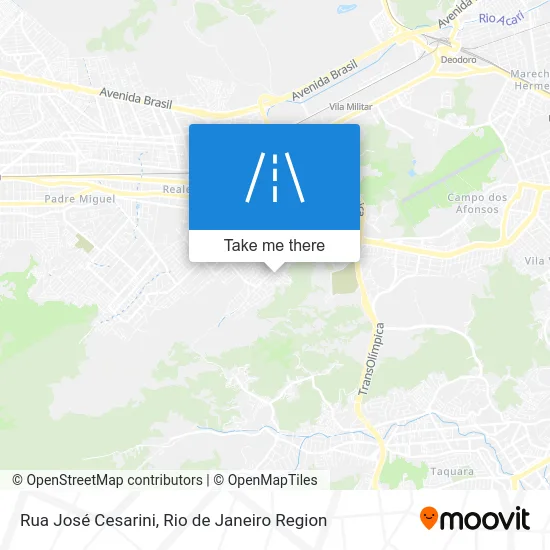Rua José Cesarini map