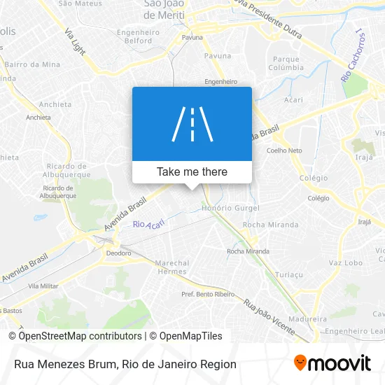Rua Menezes Brum map