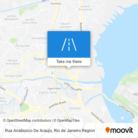Rua Anabucco De Araujo map