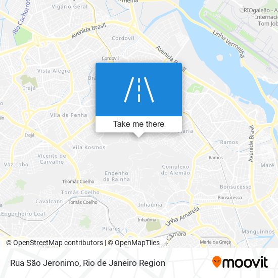 Rua São Jeronimo map