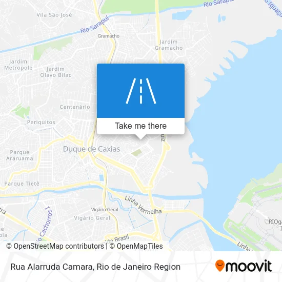 Rua Alarruda Camara map