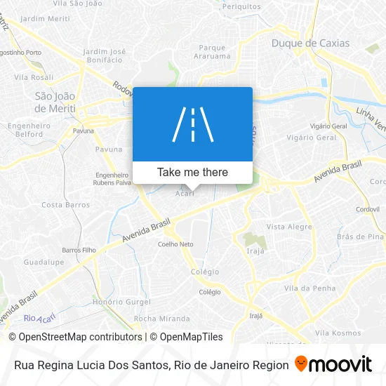 Rua Regina Lucia Dos Santos map
