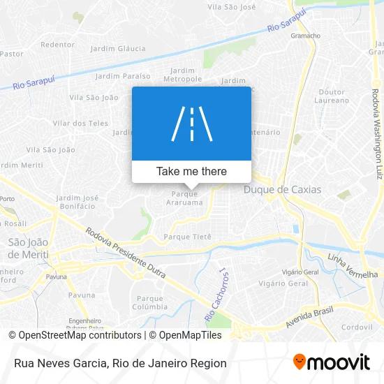 Rua Neves Garcia map
