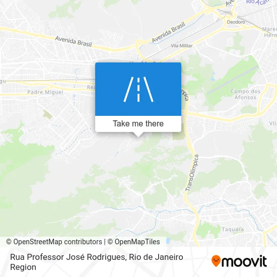 Rua Professor José Rodrigues map