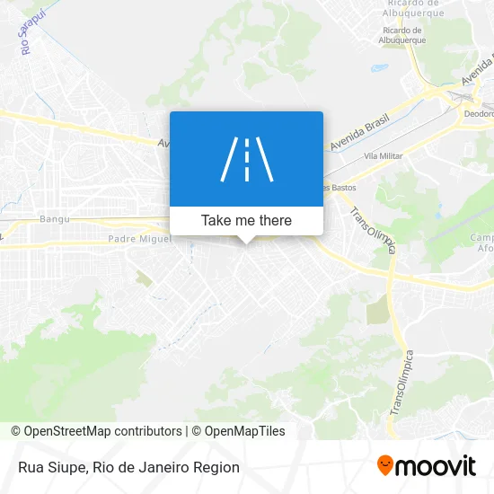 Rua Siupe map