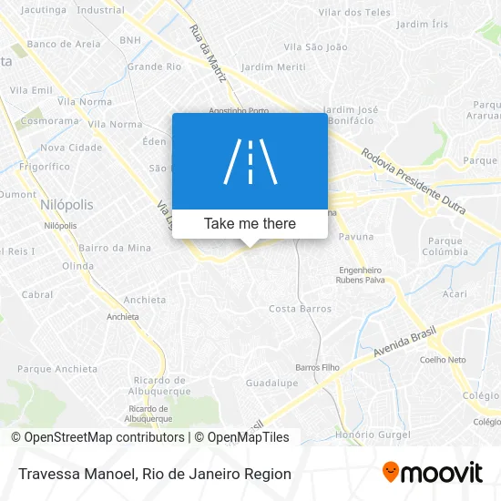 Travessa Manoel map