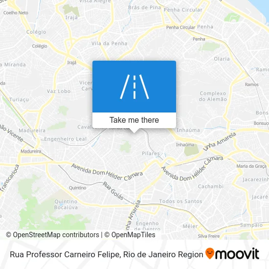 Rua Professor Carneiro Felipe map