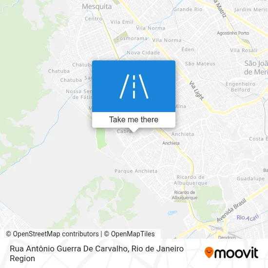 Rua Antônio Guerra De Carvalho map