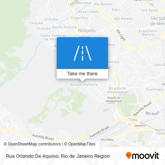 Rua Orlando De Aquino map