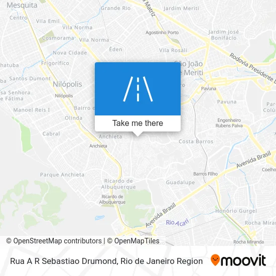 Rua A R Sebastiao Drumond map