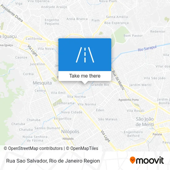 Rua Sao Salvador map