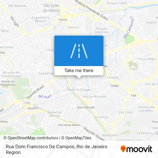 Rua Dom Francisco De Campos map