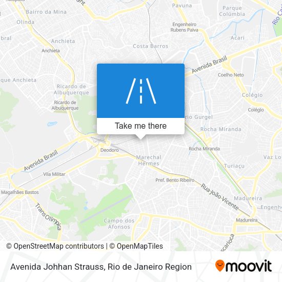 Avenida Johhan Strauss map