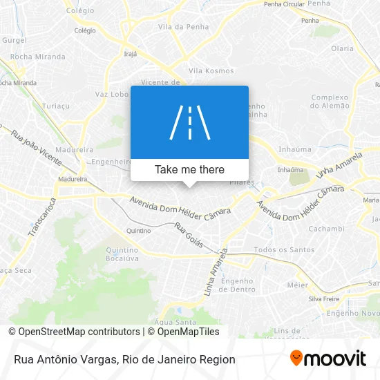 Rua Antônio Vargas map