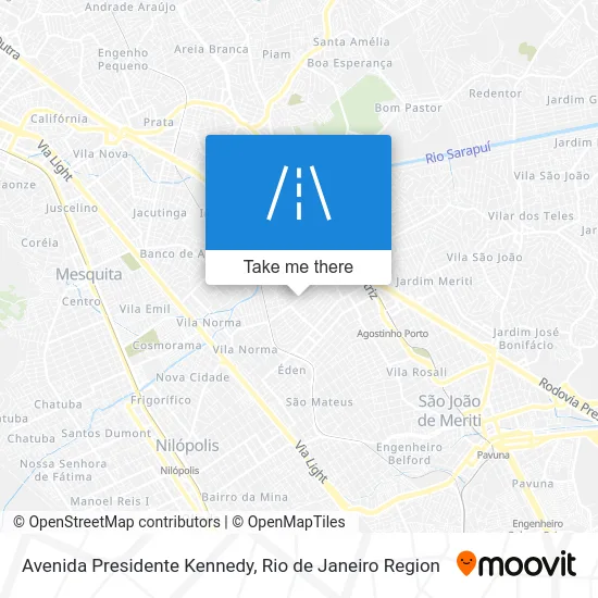 Avenida Presidente Kennedy map
