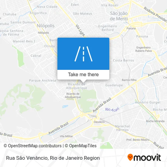 Rua São Venâncio map