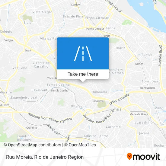 Rua Moreia map