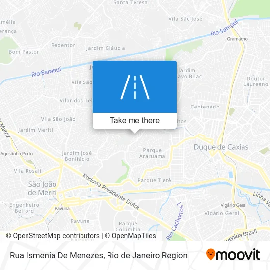 Rua Ismenia De Menezes map
