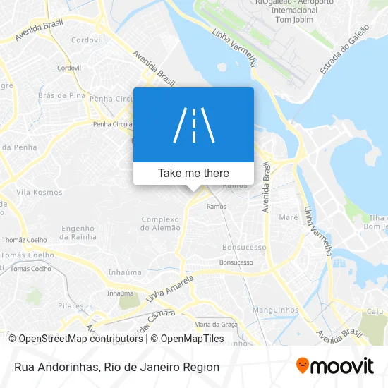 Rua Andorinhas map