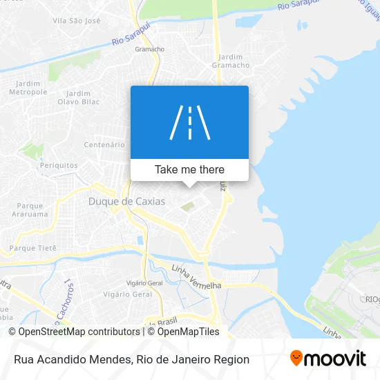 Rua Acandido Mendes map
