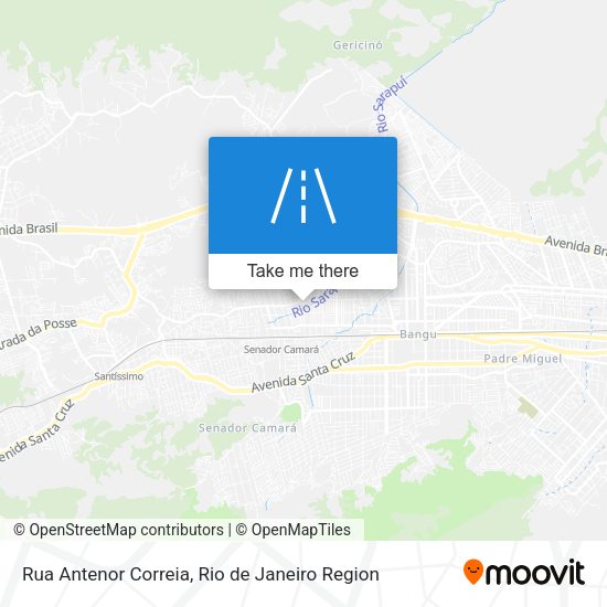 Rua Antenor Correia map
