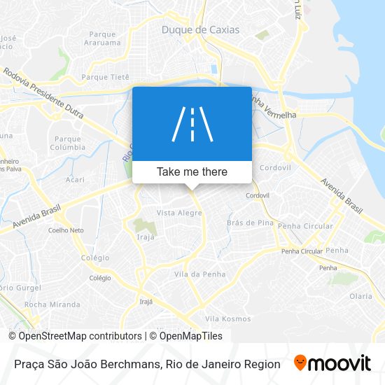 Praça São João Berchmans map